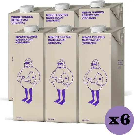 Minor Figures Barista Bio Oat Melk 1L - 6pcs