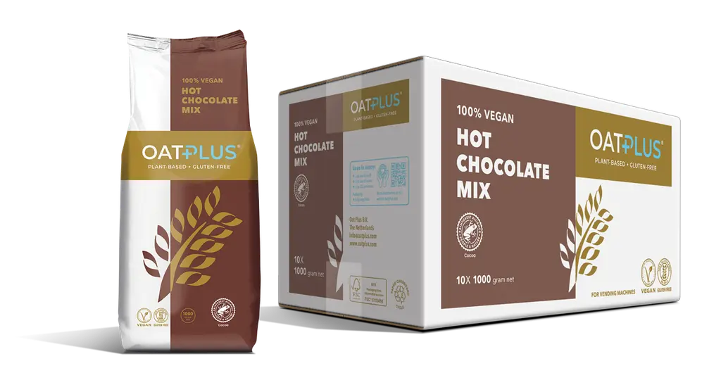 Oatplus 100% Vegan Hot Chocolate Mix 10x1000gr 
