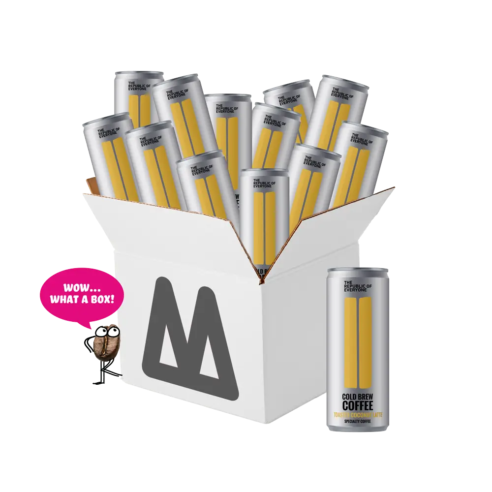 Box Cold Brew Coffee - Toasted Coconut Latte 12x250ml 