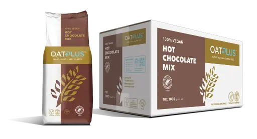 [OATPLUSCHOCO] Oatplus 100% Vegan Hot Chocolate Mix 10x1000gr 