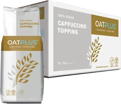 [OATPLUSTOP] Oatplus 100% Vegan Cappuccino Topping 10x750gr 