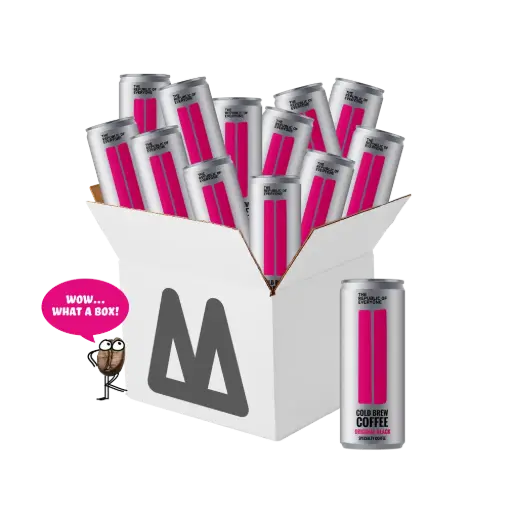 [BOX12CB-BLACK] Box Cold Brew Coffee - Original Black 12x250ml 