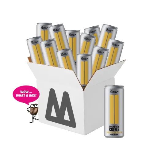 [BOX12CB-LATTE] Box Cold Brew Coffee - Toasted Coconut Latte 12x250ml 